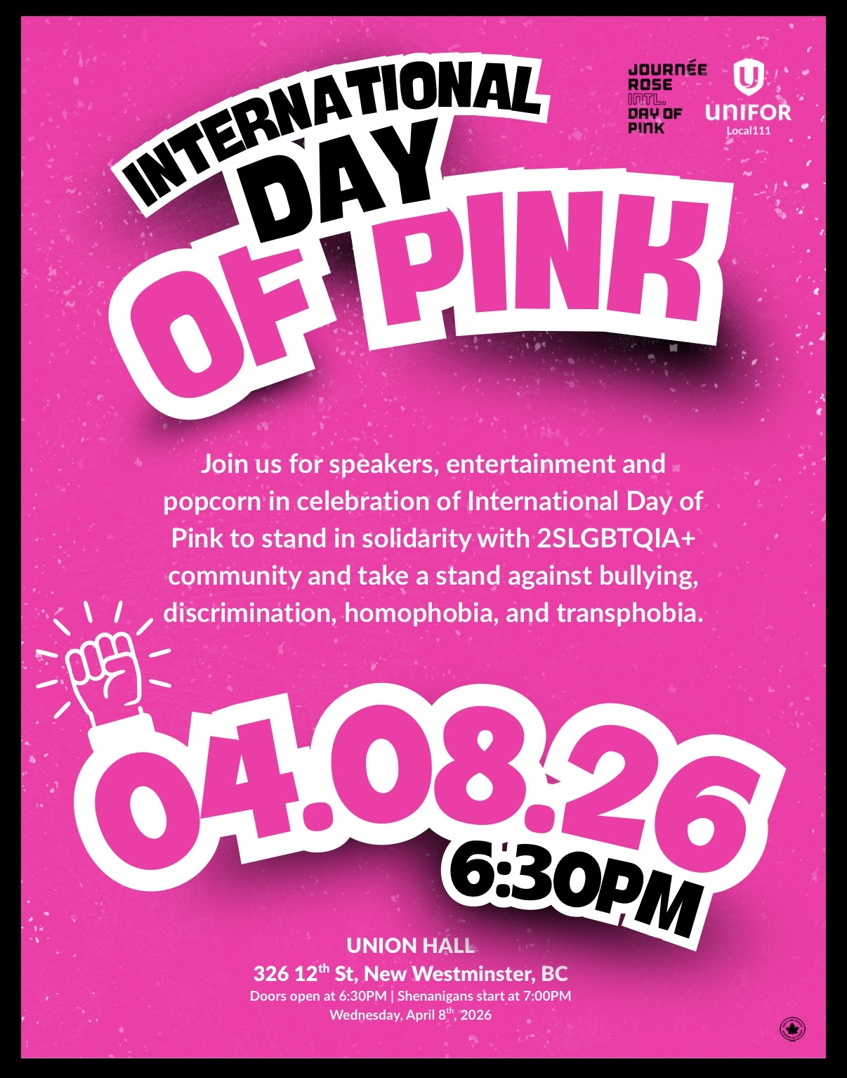 Day of Pink Poster
